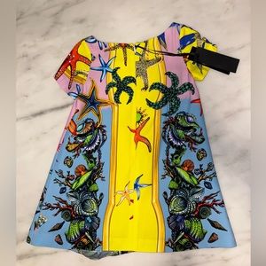 Girls 4T Versace Cady Print Tresor Dress